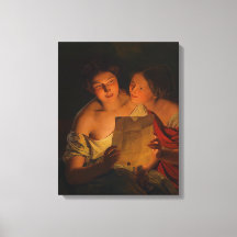 Frauen beim Lesen eines Liebe-Briefes (von Waldmül