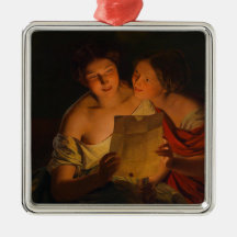 Frauen beim Lesen eines Liebe-Briefes (von Waldmül