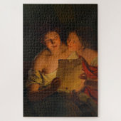 Frauen beim Lesen eines Liebe-Briefes (von Waldmül Puzzle (Vertikal)