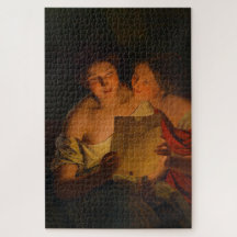 Frauen beim Lesen eines Liebe-Briefes (von Waldmül