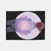 Frauen bekämpfen Überdosierung Lila Ribbon Überdos Fleecedecke (Vorderseite (Horizontal))