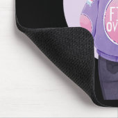 Frauen bekämpfen Überdosierung Lila Ribbon Überdos Mousepad (Ecke)