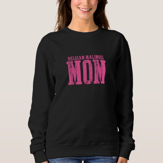 Frauen Belgischer Malinois Mutter 1 Sweatshirt (Vorderseite)