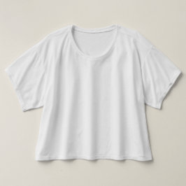 Frauen Bella+Canvas Boxy Crop Top T-Shirt