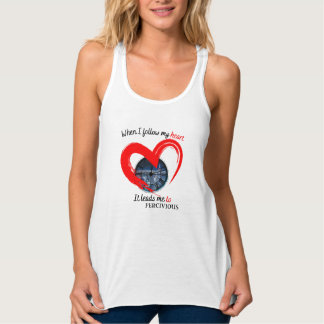 Frauen Bella+Canvas Fließendes Racerback Tank Top