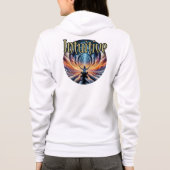 Frauen Bella+Canvas Reißverschluss-Hoodie Hoodie (Rückseite)