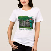 Frauen bella tee. Alles Gute zum St. Patrick's Day Tri-Blend Shirt (Vorderseite)