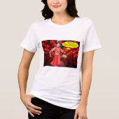 Frauen bella tee. Happy Chinese New Year. Panda/ Tri-Blend Shirt (Vorderseite)
