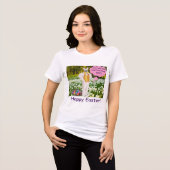 Frauen bella tee. Happy Oaster. klipspringt/brennt Tri-Blend Shirt (Vorderseite voll)