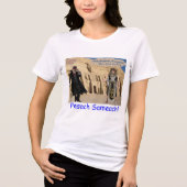 Frauen bella tee. Happy Passover. loris/Affe Tri-Blend Shirt (Vorderseite)