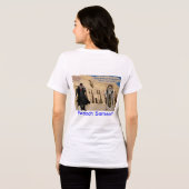 Frauen bella tee. Happy Passover. loris/Affe Tri-Blend Shirt (Rückseite voll)