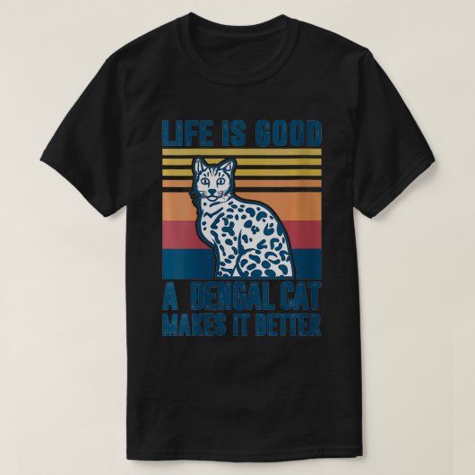Frauen Bengalische Katze Geschenke Männer Frauen K T-Shirt (Design vorne)