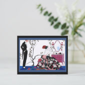 Frauen bereit für ein Party Postkarte (Stehend Vorderseite)