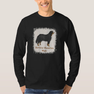 Frauen Bernese Mama gebleicht Niedlicher Hund T-Shirt