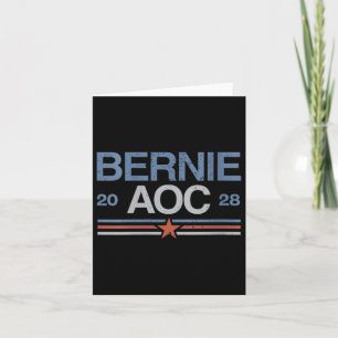 Frauen Bernie Sanders und Aoc V-Nacken Karte