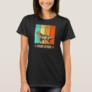 Frauen Best Saint Bernard Hund Mama je Grafik Mam T-Shirt