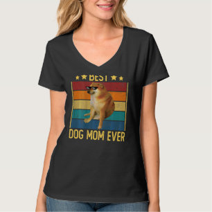 Frauen Beste Hunde Mama je Zitat Hunde Mama Cool C T-Shirt
