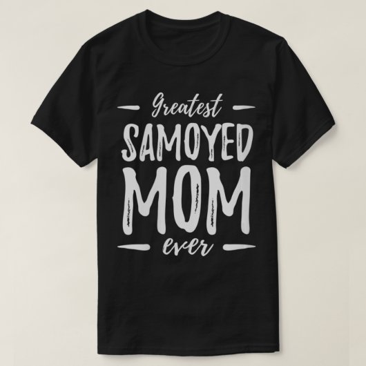 Frauen Beste Samoyed Dog Mama Funny Gift Idee VN T-Shirt (Design vorne)