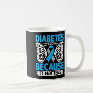 Frauen Bewusstsein für Diabetes, weil es V-Nacken Kaffeetasse