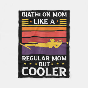 Frauen Biathlon Mama wie eine regelmäßige Mama, ab Fleecedecke