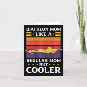 Frauen Biathlon Mama wie eine regelmäßige Mama, ab Karte
