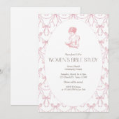 Frauen Bibelstudium Kirchen Gemeinschaft Einladung (Vorne/Hinten)