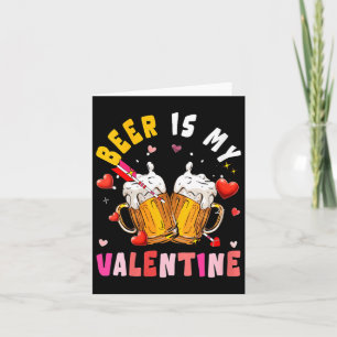 Frauen Bier Ist Mein Valentinstag Herzen Passendes Karte