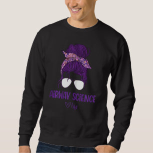 Frauen - Biowissenschaften der Frauen in der Luft Sweatshirt