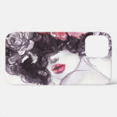 Frauen Blume, Aquarellbilder in Mode. Case-Mate iPhone Hülle (Rückseite (Horizontal))