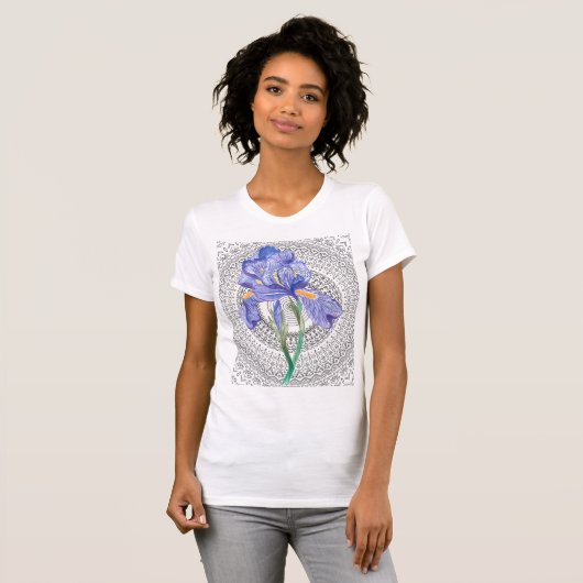 Frauen Blume Traum Shirt (Vorne ganz)