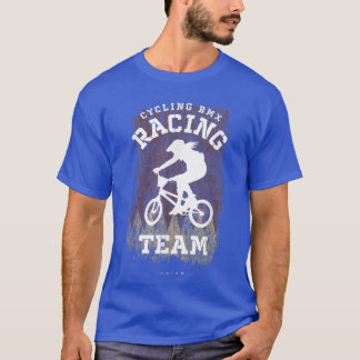 Frauen BMX Bike Katar Flag Radrennen B T-Shirt