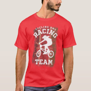 Frauen BMX Bike Kenya Flag Radrennen B T-Shirt