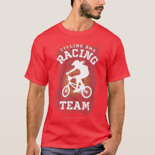 Frauen BMX Bike Kirgisistan Flaggenradfahrer Rac T-Shirt
