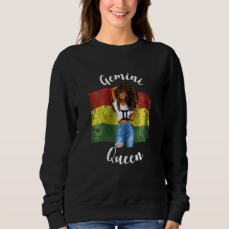 Frauen Bolivianische Königin Zwillinge Vibes Barba Sweatshirt