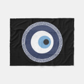 Frauen böse Augen das Auge des Schutzes Türkisch Fleecedecke (Vorderseite (Horizontal))