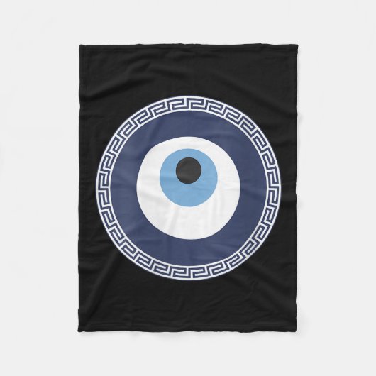 Frauen böse Augen das Auge des Schutzes Türkisch Fleecedecke (Vorderseite)
