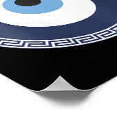 Frauen böse Augen das Auge des Schutzes Türkisch Poster (Ecke)