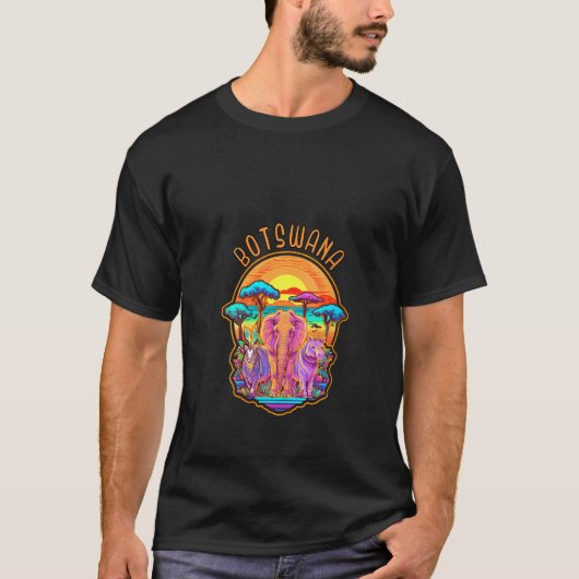 Frauen Botswana Safari - Afrikanisches Tierabenteu T-Shirt (Vorderseite)