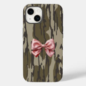Frauen Bottomland Camouflage Niedlich Pink Ribbon Case-Mate iPhone Hülle (Rückseite)