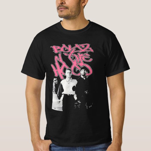 Frauen Boyz N Hood Mineral Wash Top in Black/P (Vorderseite)