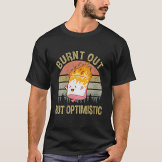 Frauen brachen aus, aber optimistisch Vintage Retr T-Shirt