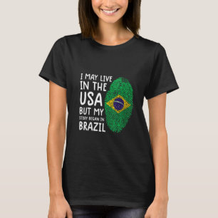 Frauen Brasilianisches T-Shirt Männer Brasilien Fl