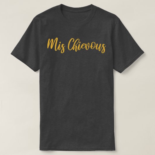 Frauen Bridesmaid Funny Bride Squad Mis Chievous T-Shirt (Design vorne)