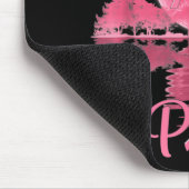 Frauen Brustkrebs-Bewusstsein, im Oktober tragen w Mousepad (Ecke)