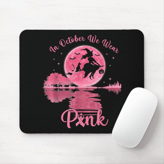 Frauen Brustkrebs-Bewusstsein, im Oktober tragen w Mousepad (Mit Mouse)
