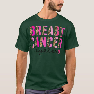 Frauen Brustkrebs kämpfen Frauen Leopard Rosa Ri T-Shirt