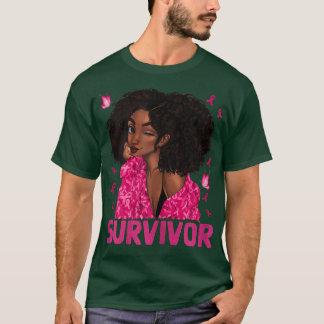 Frauen Brustkrebserkrankung Rosie Riveter Pink A T-Shirt