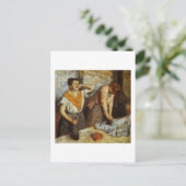 Frauen Bügelkarte Postkarte (Stehend Vorderseite)