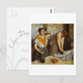 Frauen Bügelkarte Postkarte (Vorne/Hinten)