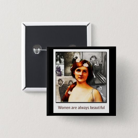 Frauen Button (Vorne & Hinten)